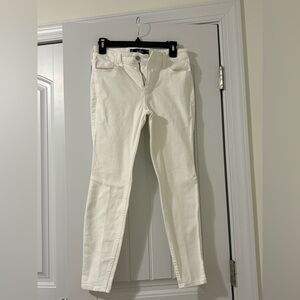 Hollister High-Rise Super Skinny White Jeans